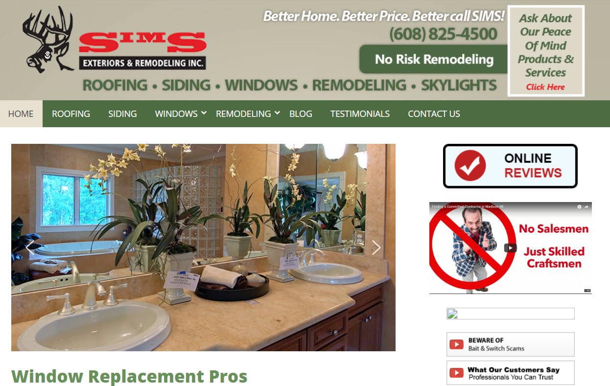 Sims Old Website